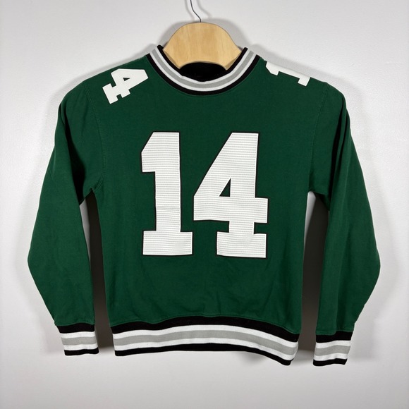 Bel Air Athletics Smith 14 Green Jersey Style Sweatshirt Mens Medium - Picture 3 of 3